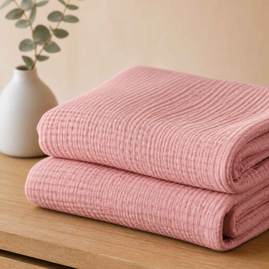 Couverture en mousseline de coton