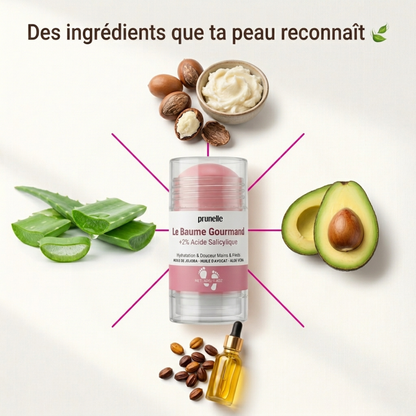 Le Baume Gourmand : Pieds doux et hydratés