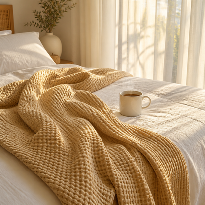 Couverture en mousseline de coton