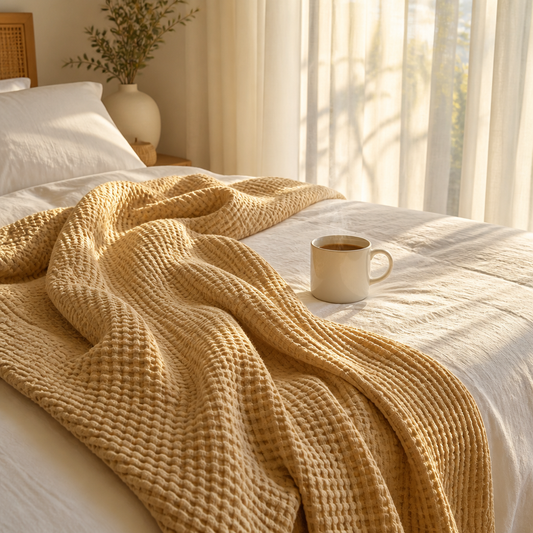 Couverture en mousseline de coton