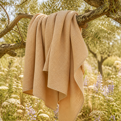 Couverture en mousseline de coton