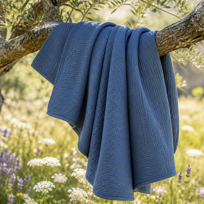 Couverture en mousseline de coton