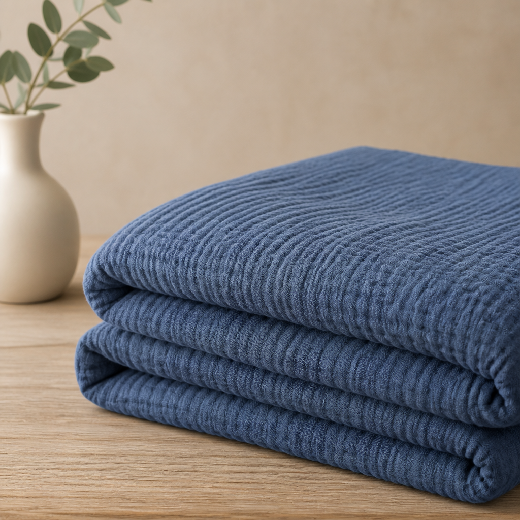 Couverture en mousseline de coton