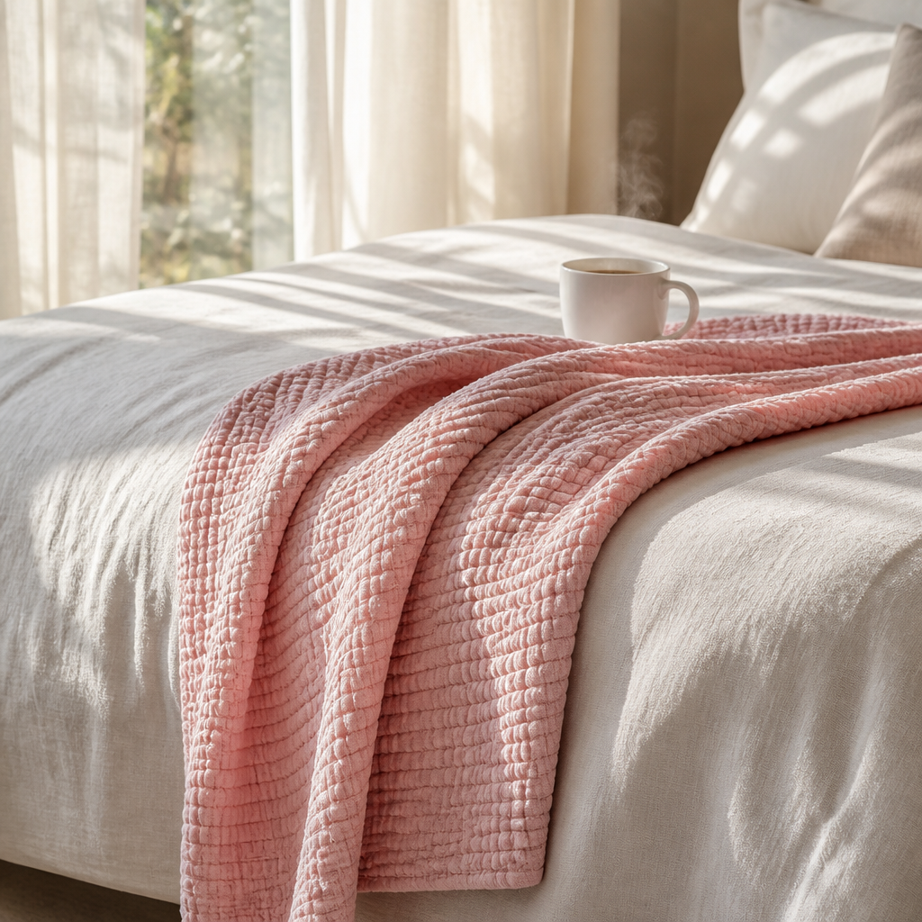 Couverture en mousseline de coton