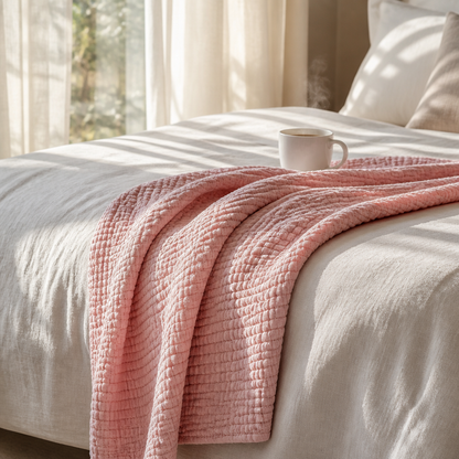 Couverture en mousseline de coton