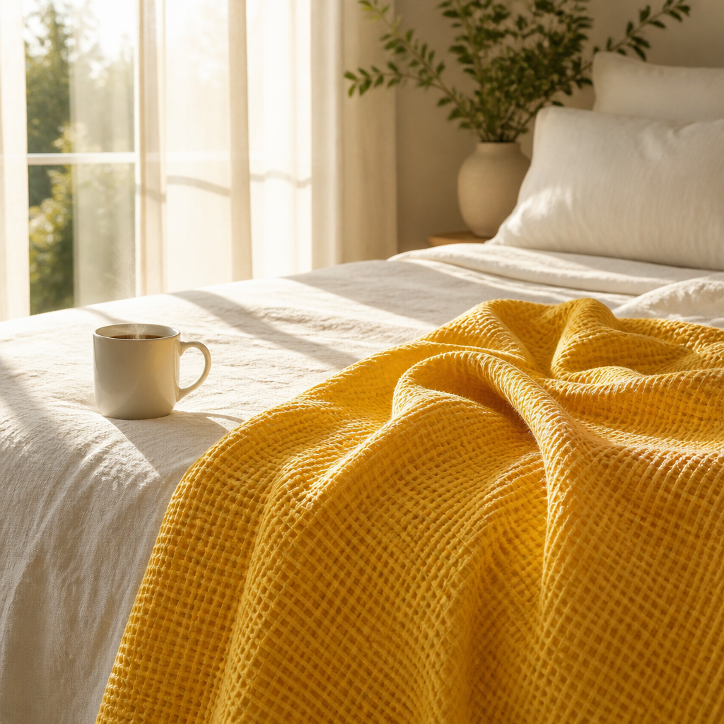 Couverture en mousseline de coton