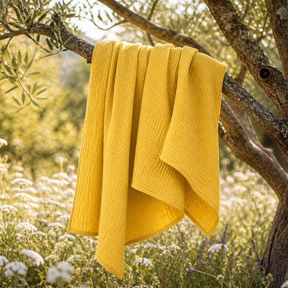 Couverture en mousseline de coton