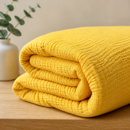 Couverture en mousseline de coton