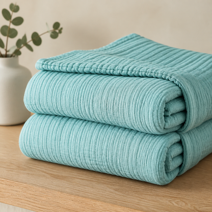 Couverture en mousseline de coton