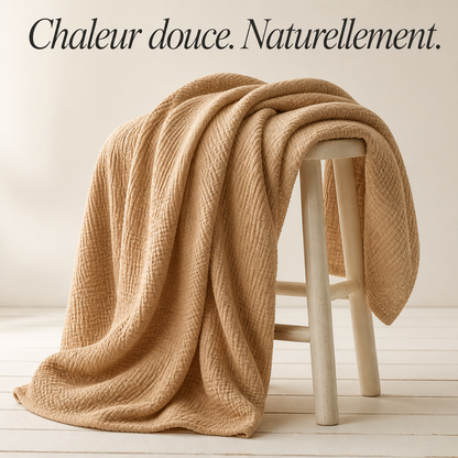 Couverture en mousseline de coton