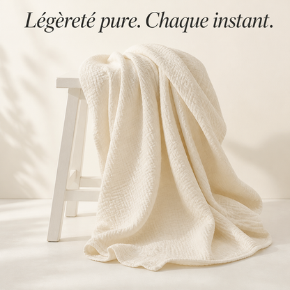 Couverture en mousseline de coton
