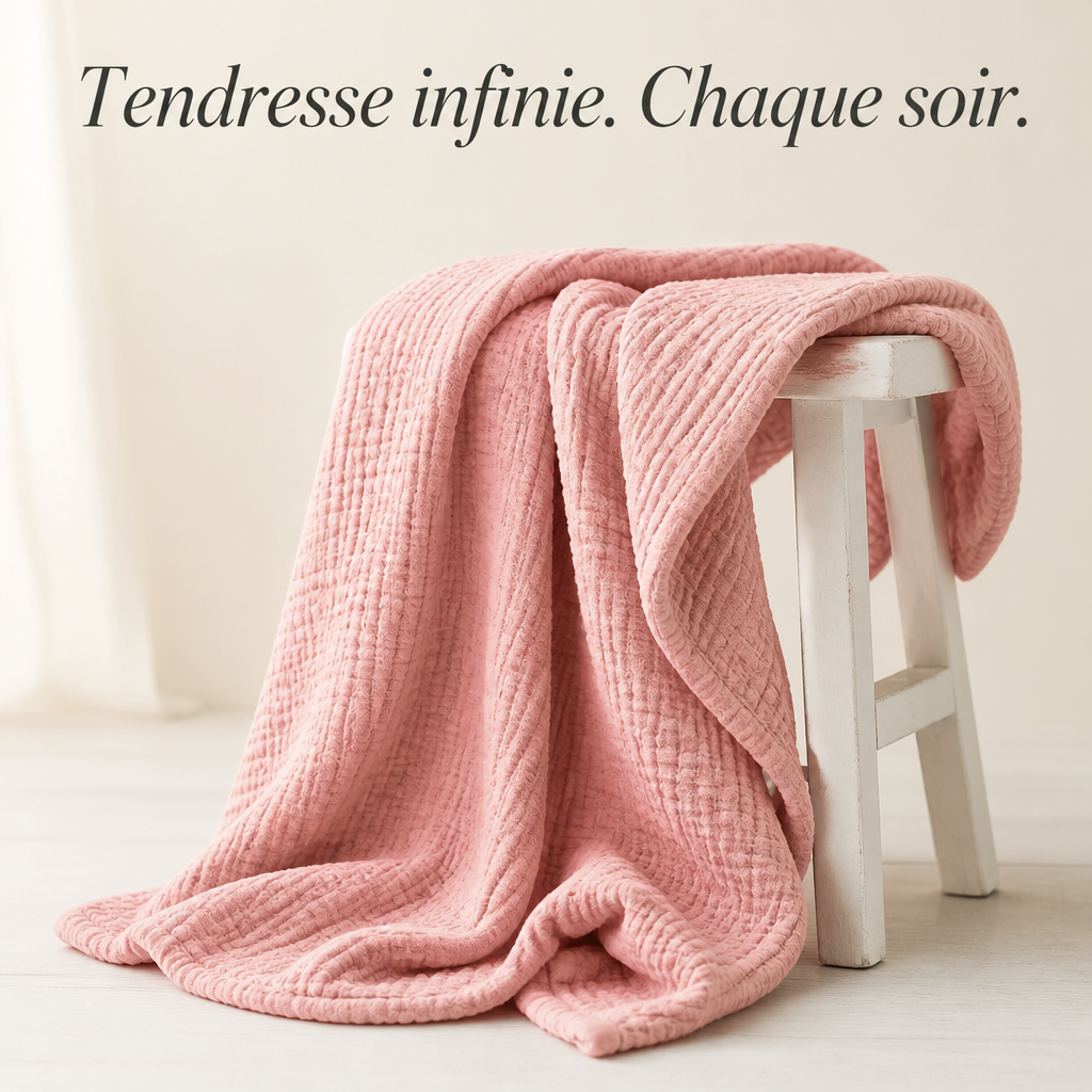 Couverture en mousseline de coton