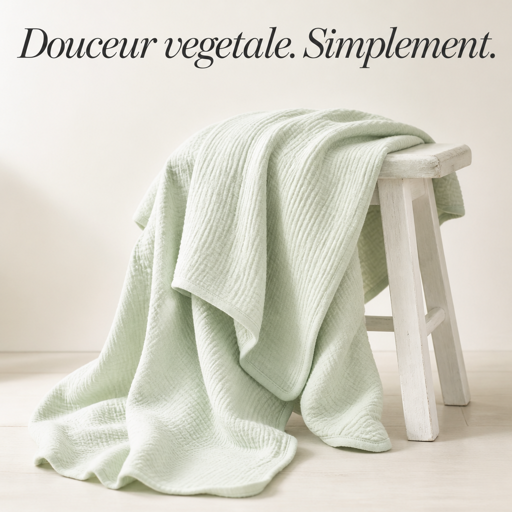 Couverture en mousseline de coton