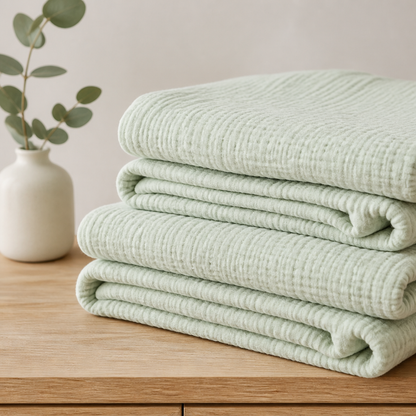 Couverture en mousseline de coton