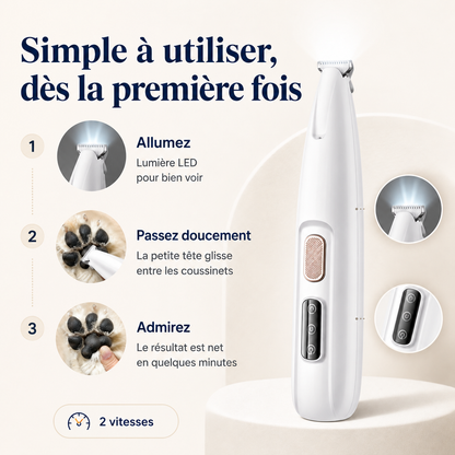 Tondeuse Prunelle : Soin des pattes sans douleur en quelques secondes