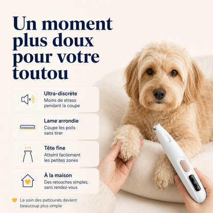 Tondeuse Prunelle : Soin des pattes sans douleur en quelques secondes